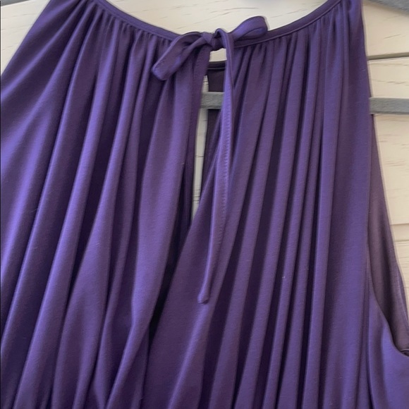 JS Boutique Purple Keyhole Dress - Picture 6 of 7